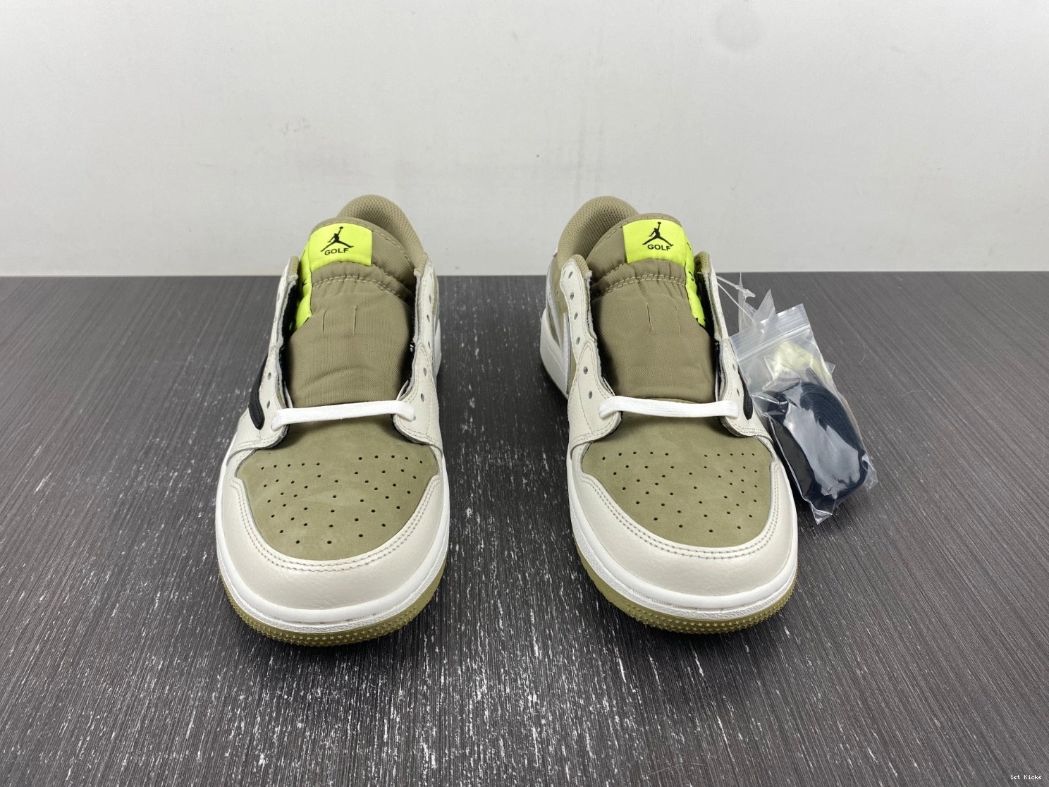 Retro 1 Neutral Golf Jordan FZ3124-200 Olive Low Scott Travis 0423